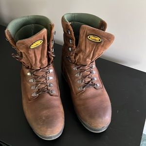 Wolverine work boots soft toe size 10/1/2